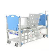 Кровать механическая MED-MOS подростковая DM-2218 (ABS) в комплекте с матрасом (Голубой)